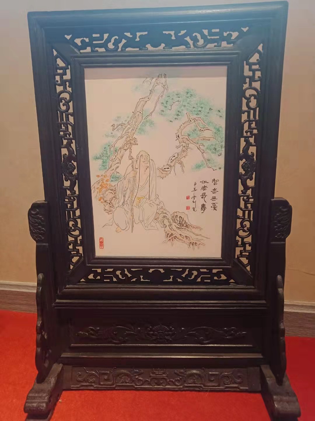 刻瓷插屏系列 - 南皮县文化馆